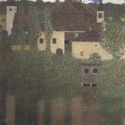 Gustav Klimt Schlo Kammer at Lake Atter I (mk20) oil on canvas
